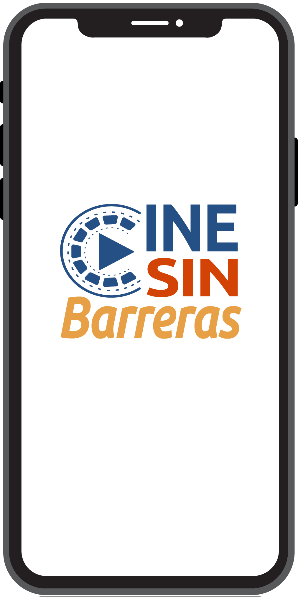 Celular con App de Cine Sin Barreras